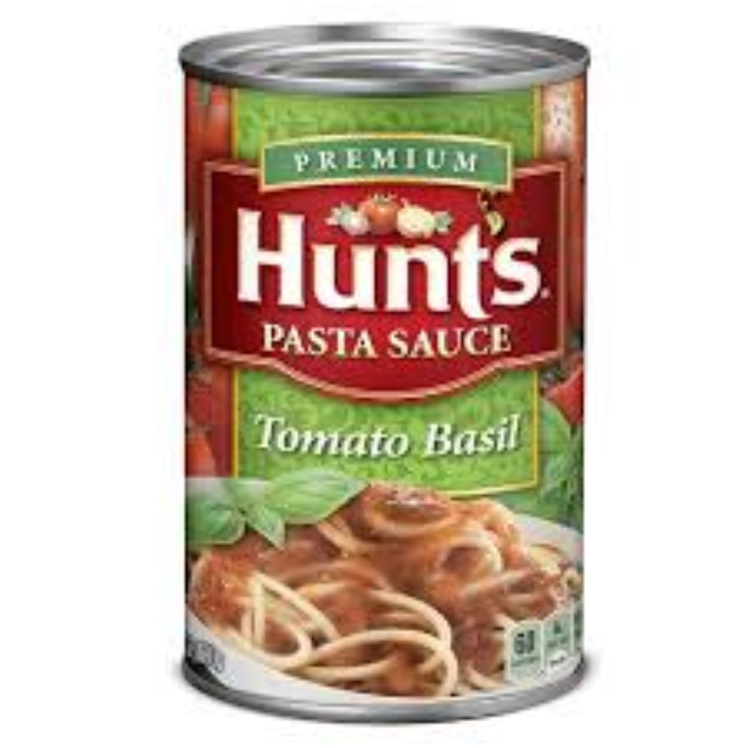 HUNTS PASTA SAUCE TOMATO BASIL 680G